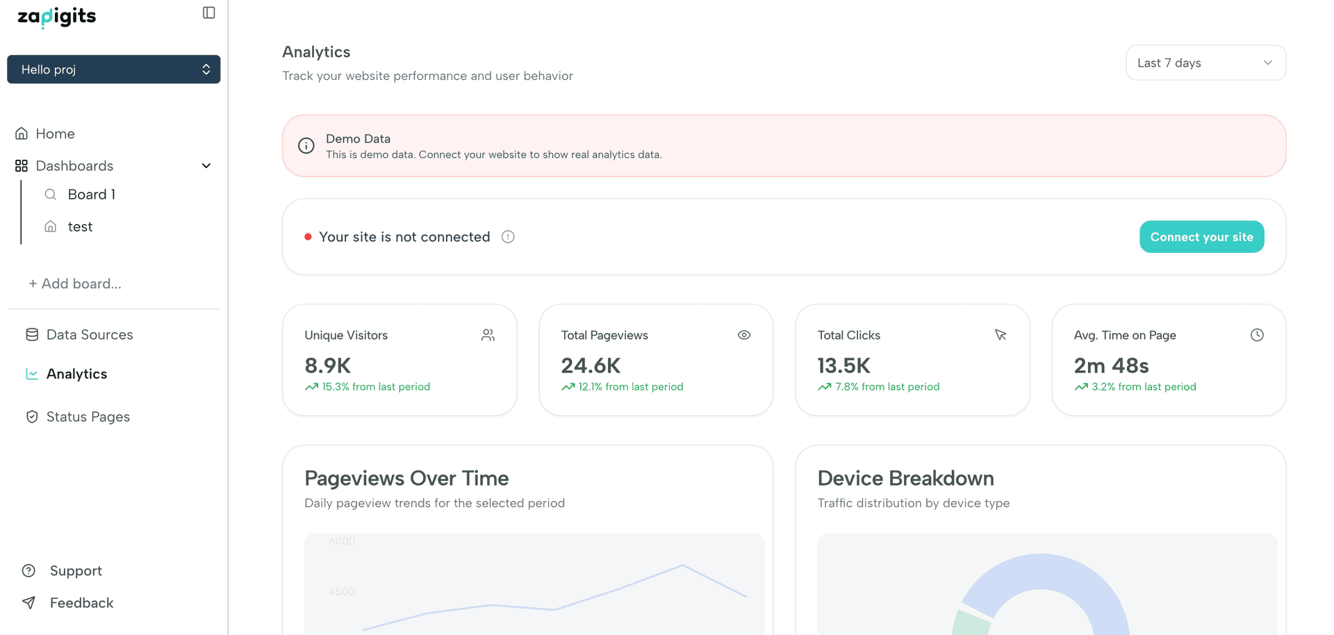 Analytics Dashboard